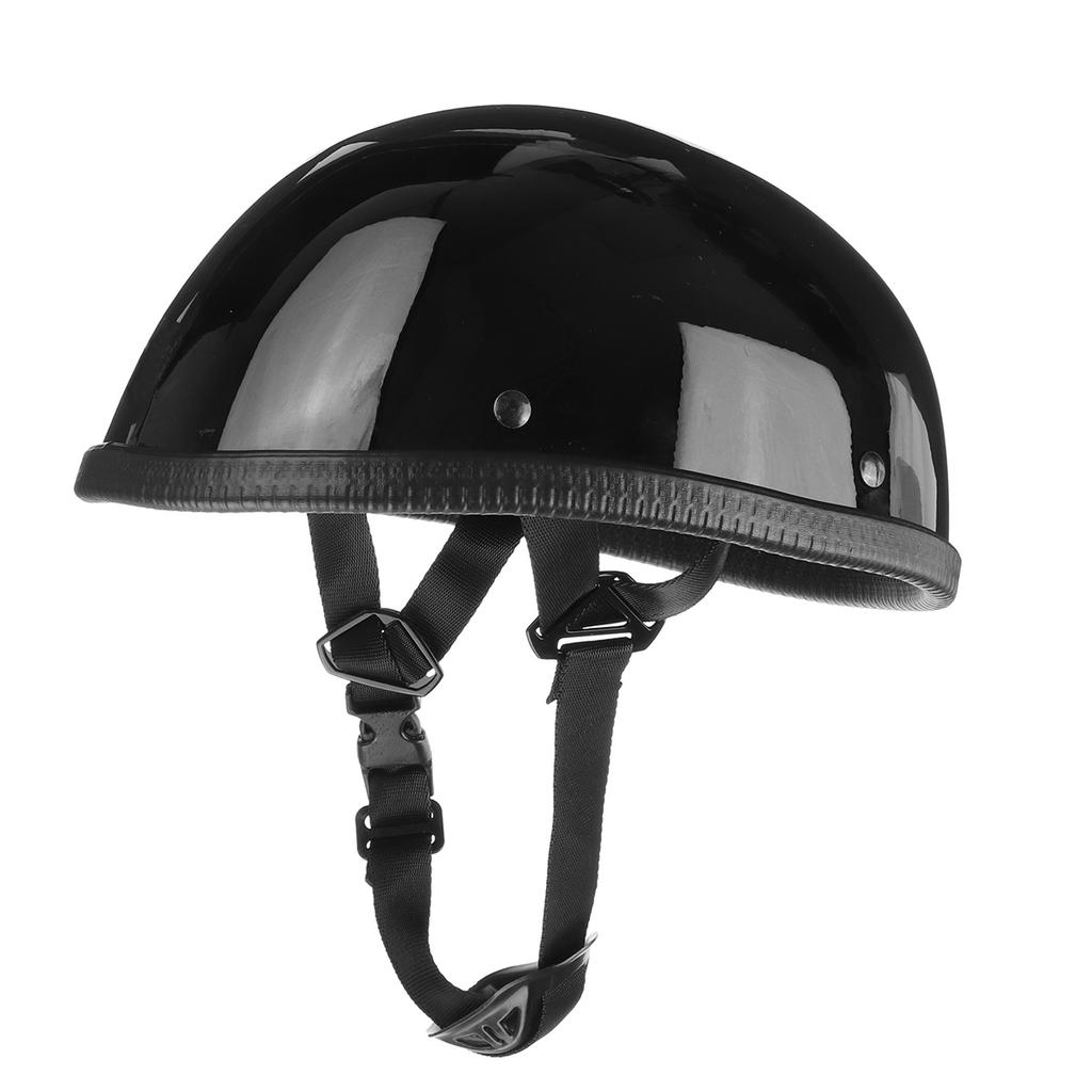 S-2XL DOT Мотоциклетный шлем в немецком стиле с половиной лица для мотокросса Велосипед Матовый черный