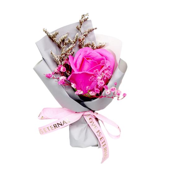 Юшэн Мини Ароматерапевтическое мыло Букет роз Ароматическая композиция из искусственных цветов Рождественские Свадебные Подарки на День Рождения День Святого Валентина для Женщин Мамы Жены