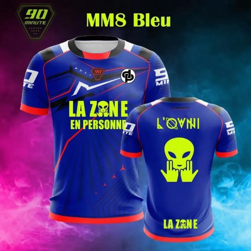 Новая летняя мужская футболка Maillot 90 Minute Toto & Ninetta Двусторонний принт Короткий рукав Оверсайз Дышащая Быстросохнущая