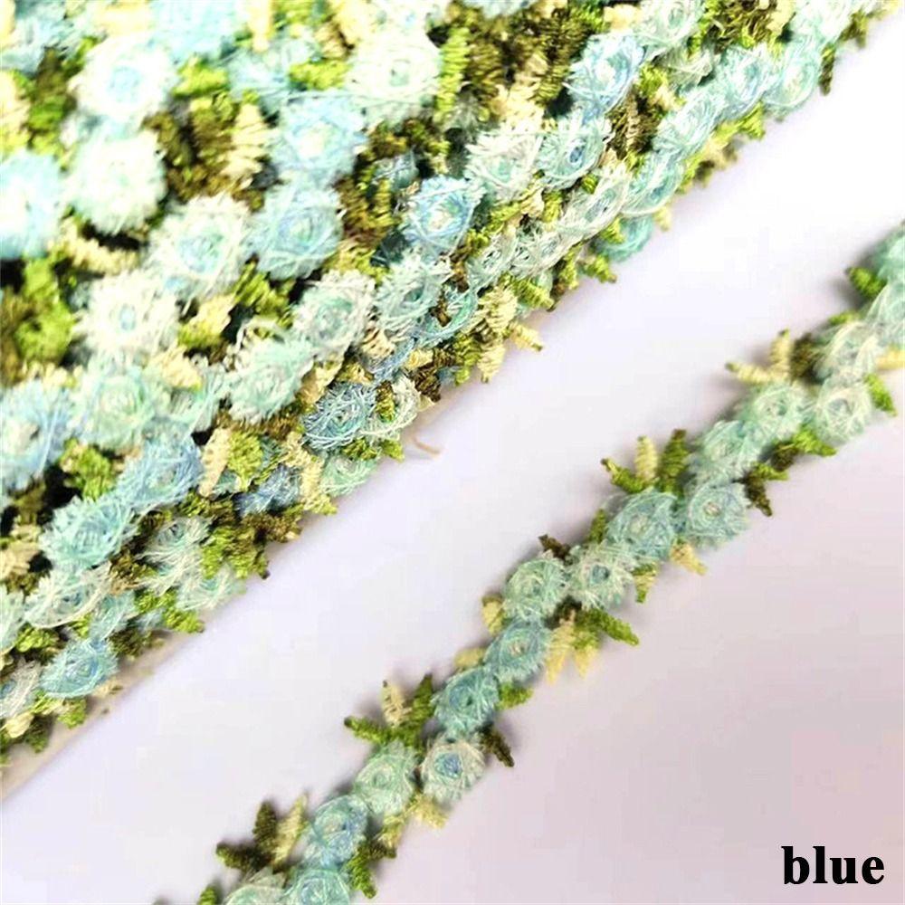 DIY Craft Wedding Dress Sewing Ribbons Fabric Trim Embroidered Flower Lace Trim Water soluble