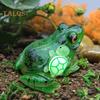 Садовый орнамент из смолы лягушка черепаха скульптура дворовое искусство фигурка газон сад патио балкон наружный декор