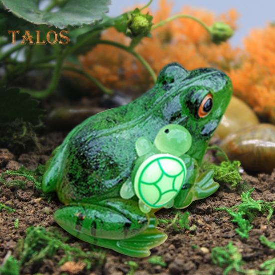 Садовый орнамент из смолы лягушка черепаха скульптура дворовое искусство фигурка газон сад патио балкон наружный декор