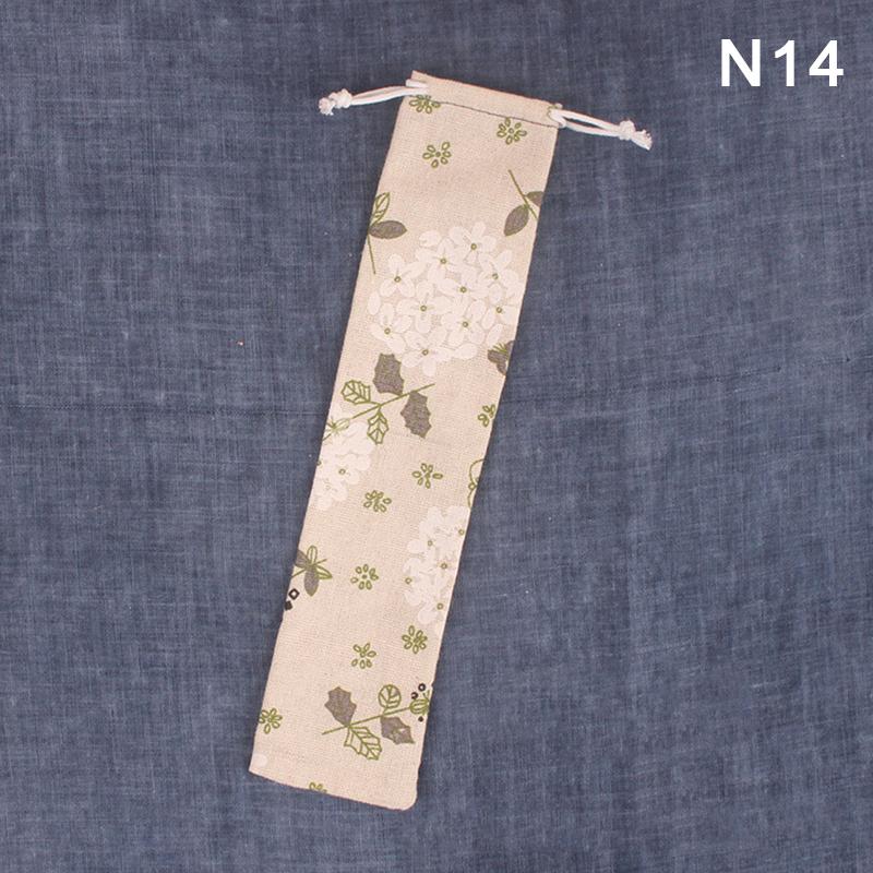 1 шт. многоразовый соломенный мешочек для металлических соломенных столовых приборов, красочный дорожный походный палочки для еды ложка вилка нож сумка для хранения контейнер