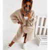 Women's Autumn and Winter Cardigan Loose Knit Top Sweater