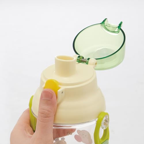 Skater Children's Plastic Water Bottle Clear 480ml One Push Type Kirby Picnic PSB5TR