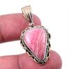 Натуральный родохрозит из стерлингового серебра 925 пробы, подарочный двухцветный кулон 1,50 дюйма k7H17