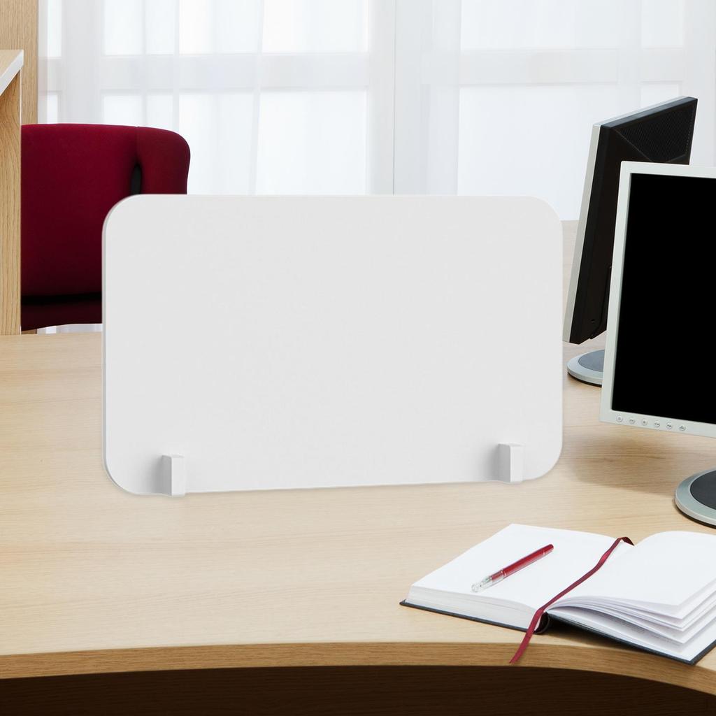 Classroom Desk Divider Board with Clamps for Multipurpose Use Protective Shield