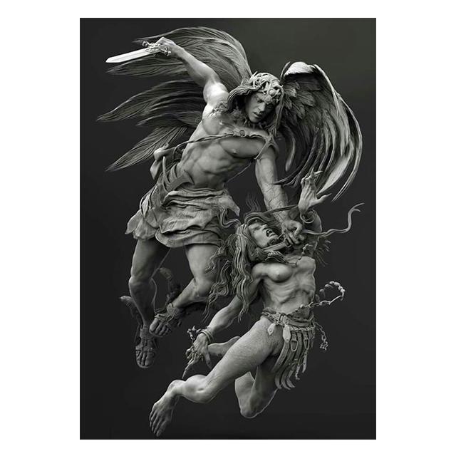 Черно-белые винтажные постеры, скульптура, классические принты, греческая мифология, Давид, холст, живопись на стене, искусство для гостиной