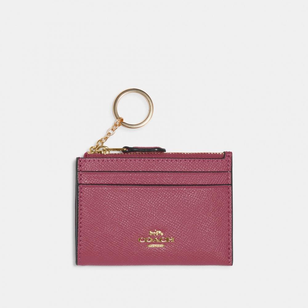 Coach Мини Скинни Чехол для ID Золотой Черный