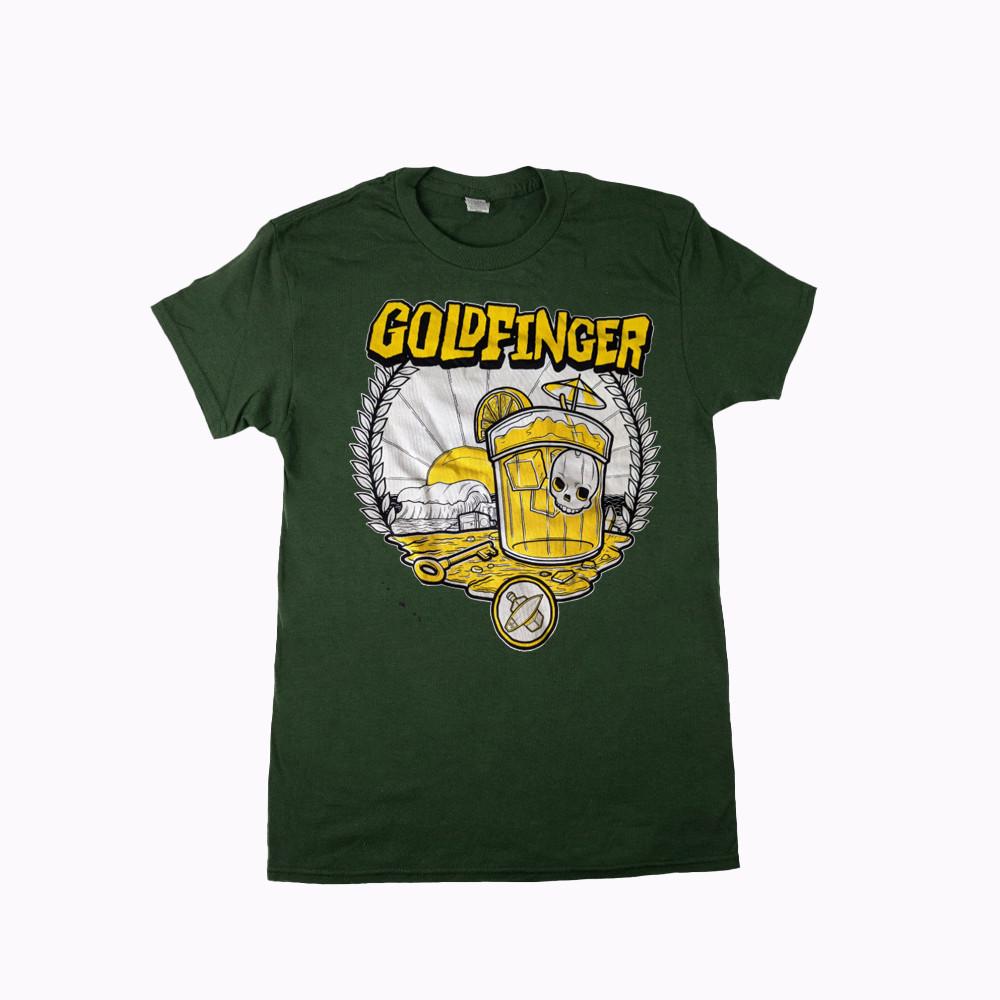 Винтажная хлопковая рубашка с принтом группы Goldfinger, унисекс, для концерта, размеры от S до 5XL, MQ279, унисекс футболка