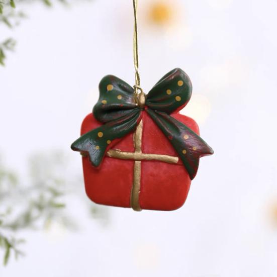 4 шт., рождественские украшения, рождественская елка, чулок-колокольчик, дизайн, винтажный дизайн с ремешком, подвесной кулон для создания атмосферы