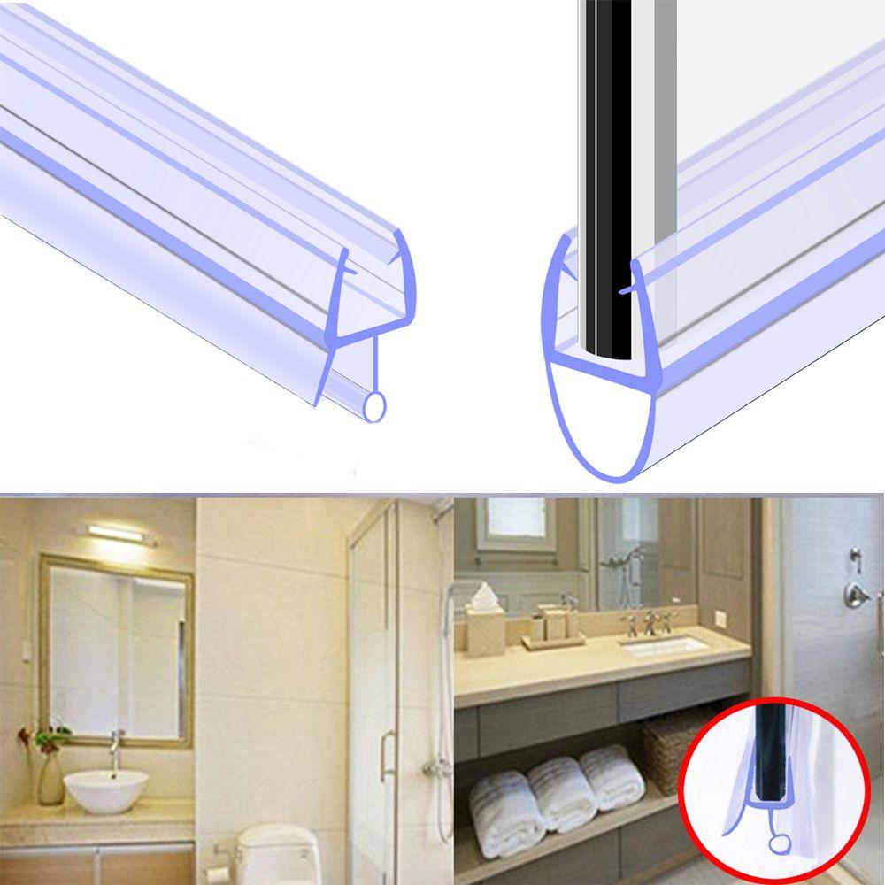 Household Bathroom Hardware Prevent Water Baffle Window Seal Glass Door Weatherstrip Sealing Strips