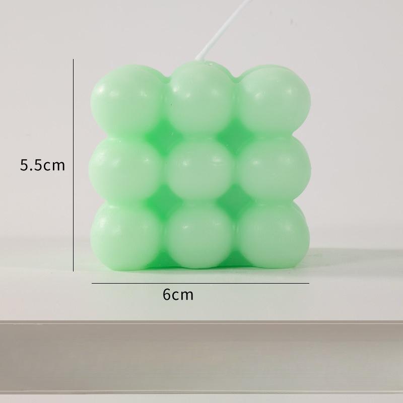 Ароматическая свеча «Кубик Рубика» в подарочной коробке, премиальный аромат, домашние украшения, стильная свеча на день рождения, креативный сувенир