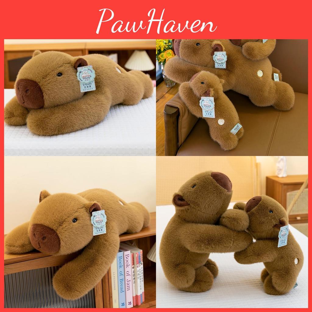 Toy Capybara Plush Cute Cartoon Stuffed Animal Kids Sleep Pillow Decor Home
