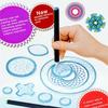 27 Pcs Tin Draw Drawing Art Original Spirograph Design Set Craft Create Kids Toy