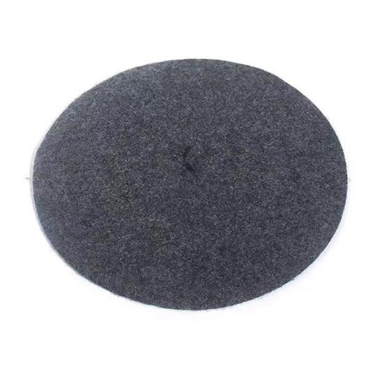 Женская беретная шляпа однотонная эластичная теплая мягкая шляпа художника осень-зима повседневная одежда для путешествий модный аксессуар