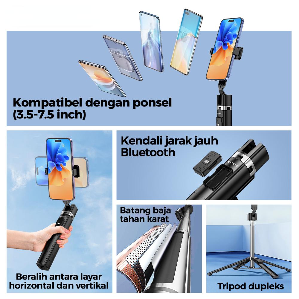 LISCN 100CM Selfie Stick Tripod Multifunction Mobile Phone Holder with Bluetooth Control Holder for Smartphones 7