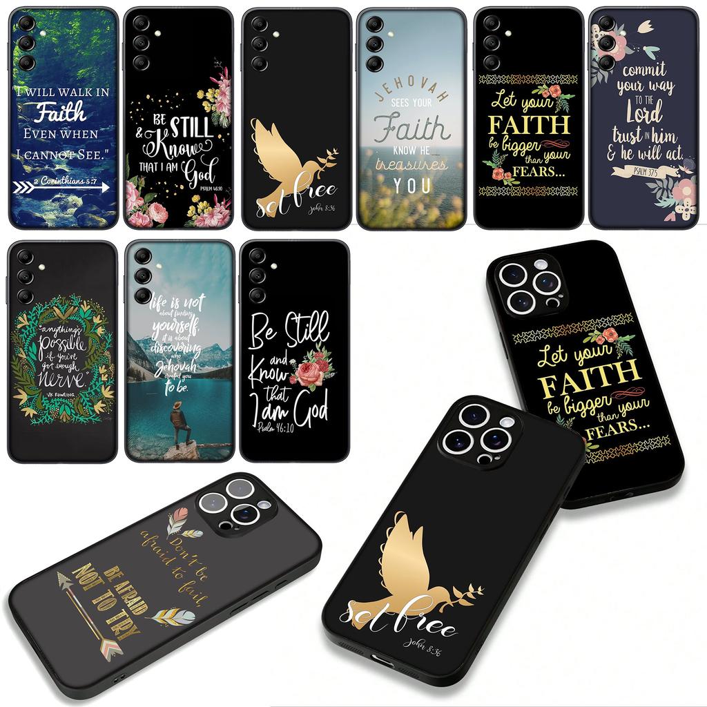 for Xiaomi Poco F7 F6 F8 Ultra F5 X7 X6 X5 X3 NFC M7 M6 Pro C85 C75 C65 C71 Case Bible Verse Faith Christian Philippians Flower