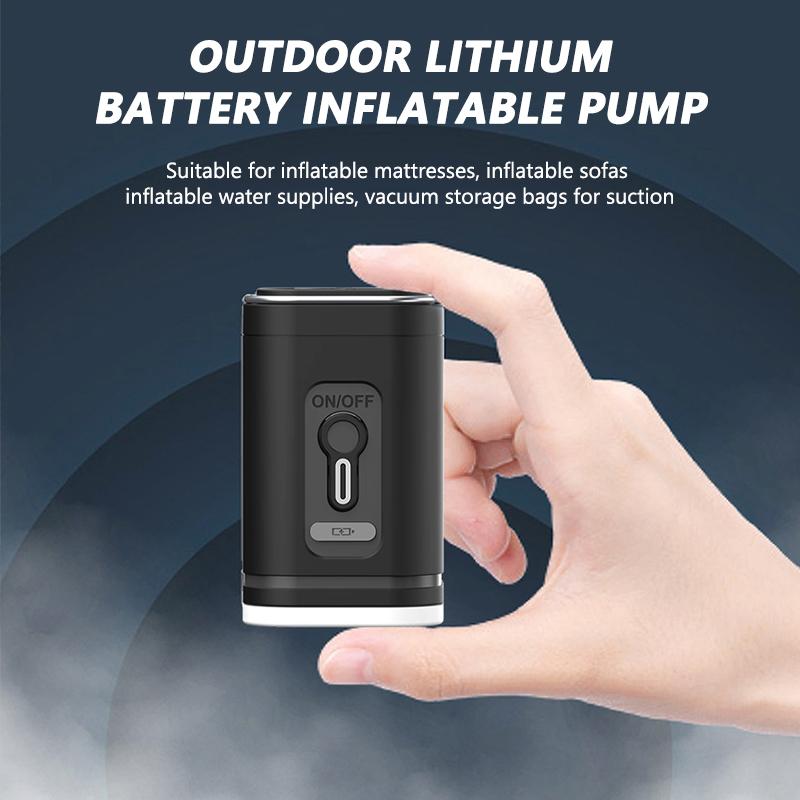 SEAMETAL Перезаряжаемый воздушный насос Портативный беспроводной воздушный компрессор Накачивающие/сдувающие насосы Для надувных подушек Надувных кроватей Лодки Плавательного круга