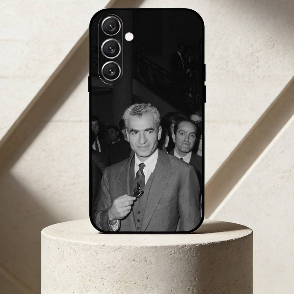 M-Mohammad Reza Pahlavi Phone Case For Samsung Galaxy A13,21s,22,31,32,52,53,71,72,73,Soft Black Cover