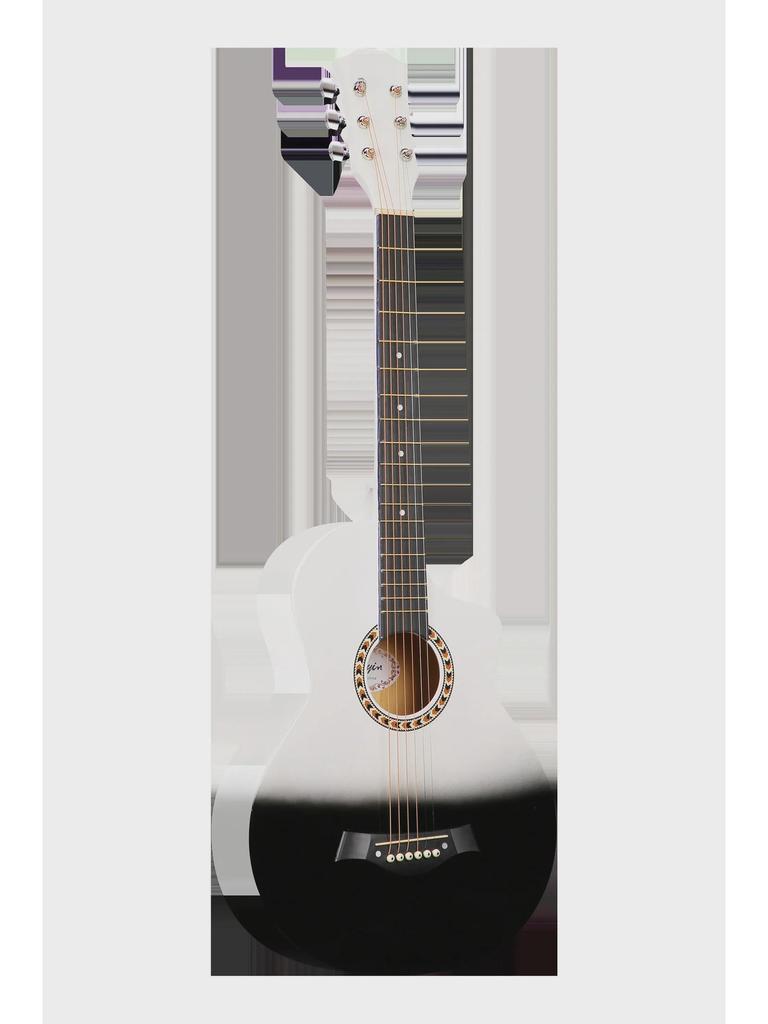 38-дюймовая градиентная липовая фолк-гитара - Инструмент для практики начинающих