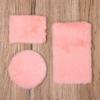 Photo Props Nordic Style Dollhouse Plush Carpet Doll Accessories Miniature Hairy Rug Mini Floor Mat