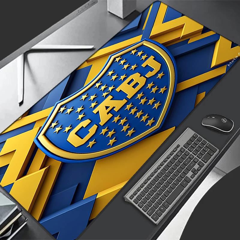 Club Atlético Boca Juniors Theme Premium Non-slip Mouse Pad with Stitched Edges,Durable Rubber Material,for Desktop & Gaming Great Gifts