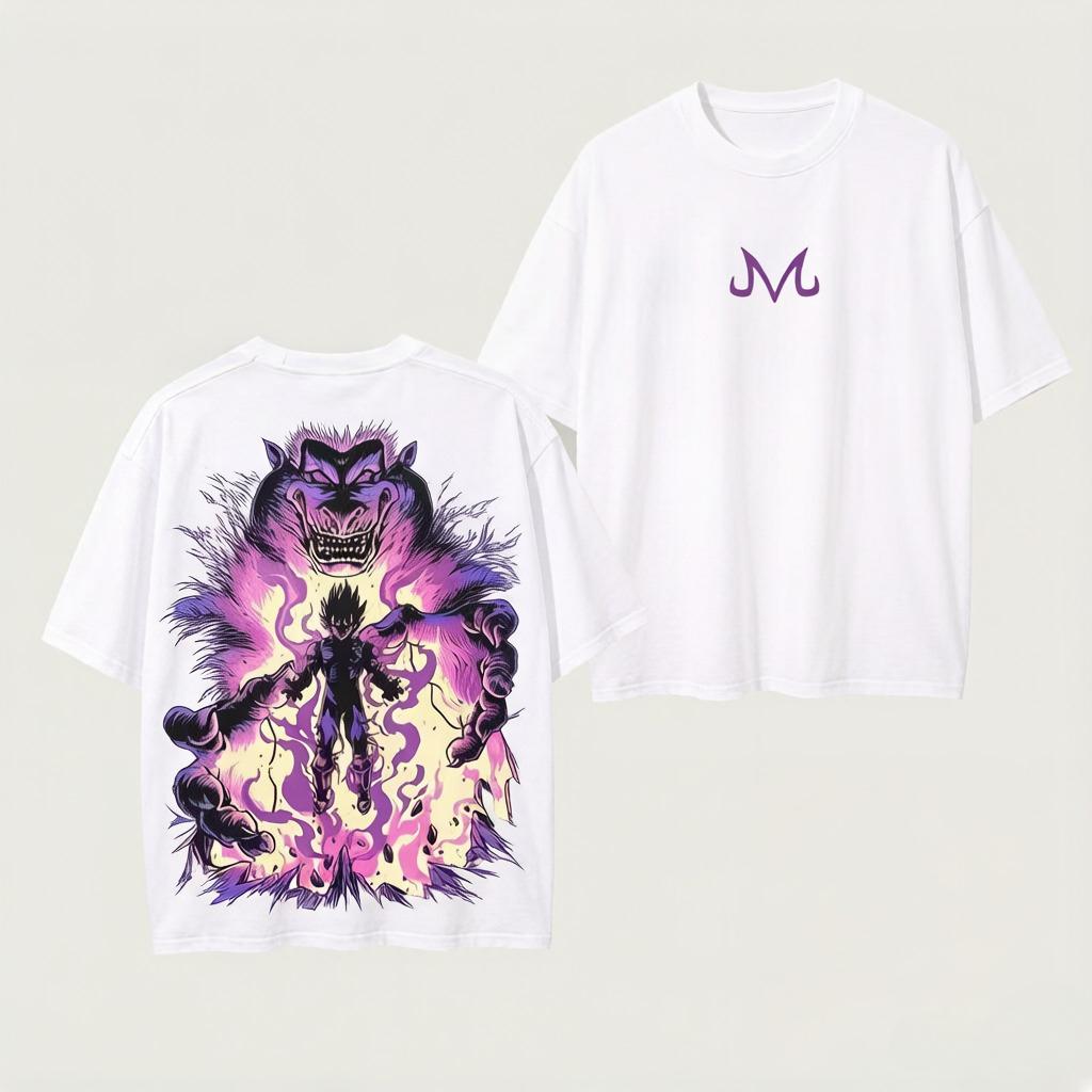 2026 Summer Dragon Ball Retro Unisexs Comfortable Breathable Versatile Tshirt Pure Cotton Super SelfDesign Pattern