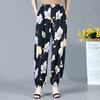 Middle Aged and Elderly Mothers' Pants Summer Lantern Pants Sleeping Pants Floral Pants Long Pants