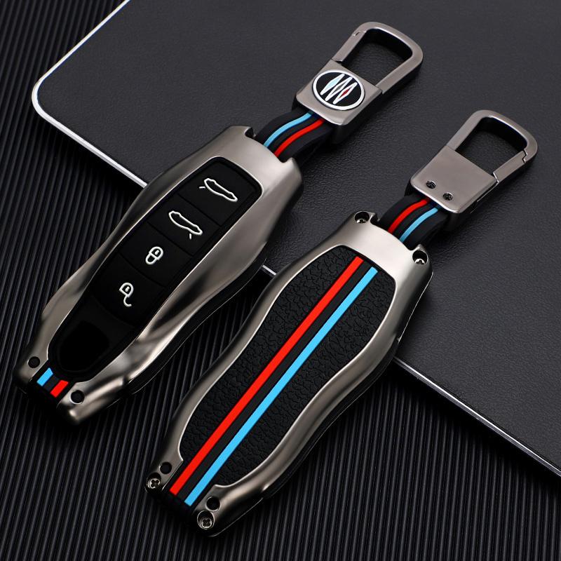 Кейс для автомобильного ключа из цинкового сплава для Porsche Cayenne 958 911 Lepin 996 Macan Panamera 997 944 924 987 987 Gt3 Cayman 987 Автоаксессуары