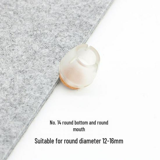 Прозрачные противоскользящие защитные чехлы для ножек стульев и столов