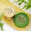 1.5cm Mini Plant Seal Stamp Leaf Rose DIY Sealing Wax Seal Decorative Greeting Cards/Invitations/Envelopes/Handbooks/Scrapbook