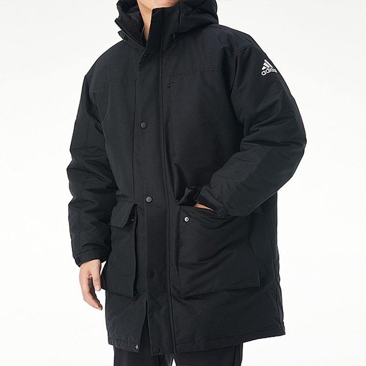 adidas Пуховик Зимний Мужской Черный GN9835