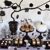 200Pcs Rip to My 30s Birthday Confetti Gothic Death to My Thirties Decorations Black Rip 30s Skull Tombstone Table Decorations Happy Birthday