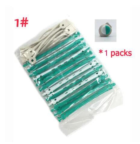 12pcs Hair Perm Rods Heatless Hair Curling Rollers Perming Rods Curlers Cold Wave Rods Flexible For Women Long Short Hair