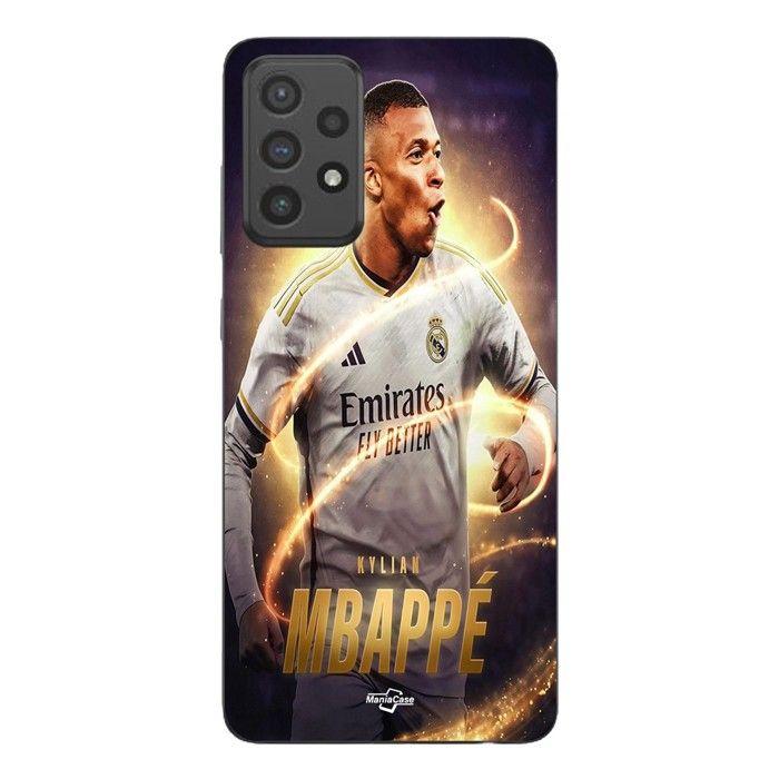 Coque de téléphone - MANIACASE - Samsung Galaxy A73 - Silicone - Souple - Kylian Mbappe Real Madrid