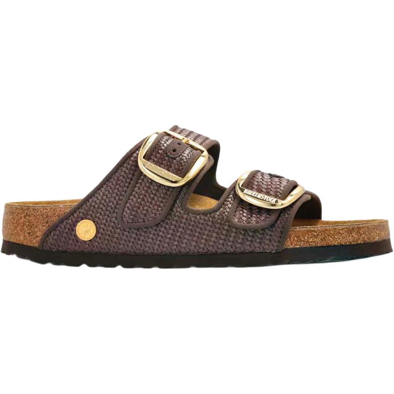 Birkenstock Arizona raffia buckle-strap sandals Women's 1031418