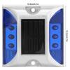 Ground Lights LED Solar Power Ground Marker Lights Waterproof Outdoor Driveway Road Highway Spike Lamp Solar Power Ground Light