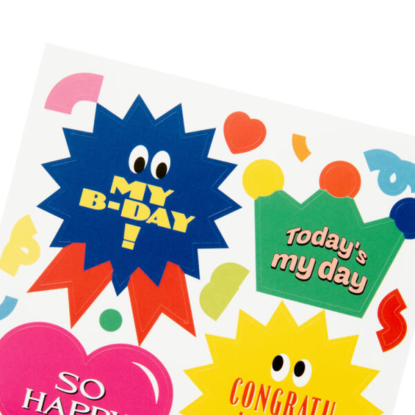 Bullet Journaling Happy Birthday Celebration Party Deco Stickers