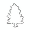 Christmas Tree Border Metal Silvery Stencil Embossing Cutting Dies For Diy Scrapbooking Paper Album Cards Making