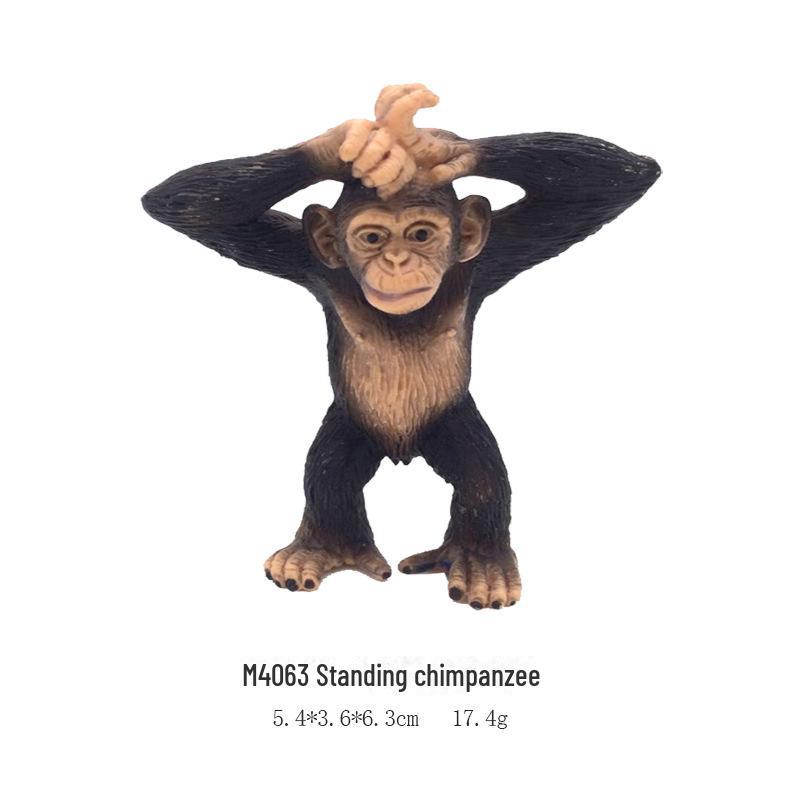 Раннее развитие познавательной игрушки Орангутанг - Статическая модель шимпанзе ручной работы