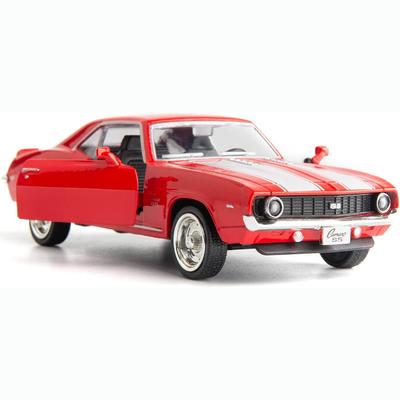 Литая под давлением модель автомобиля Camaro в масштабе 1/36, игрушечный автомобиль с откатным механизмом для малышей, подарок для мальчиков и девочек