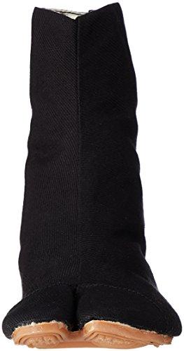 RIKIO Туфли Ninja Tabi с низким верхом и амортизацией! Черный Джикатаби (24,5 см Япония / 7,5 США Женщины / 6,5 США Мужчины)