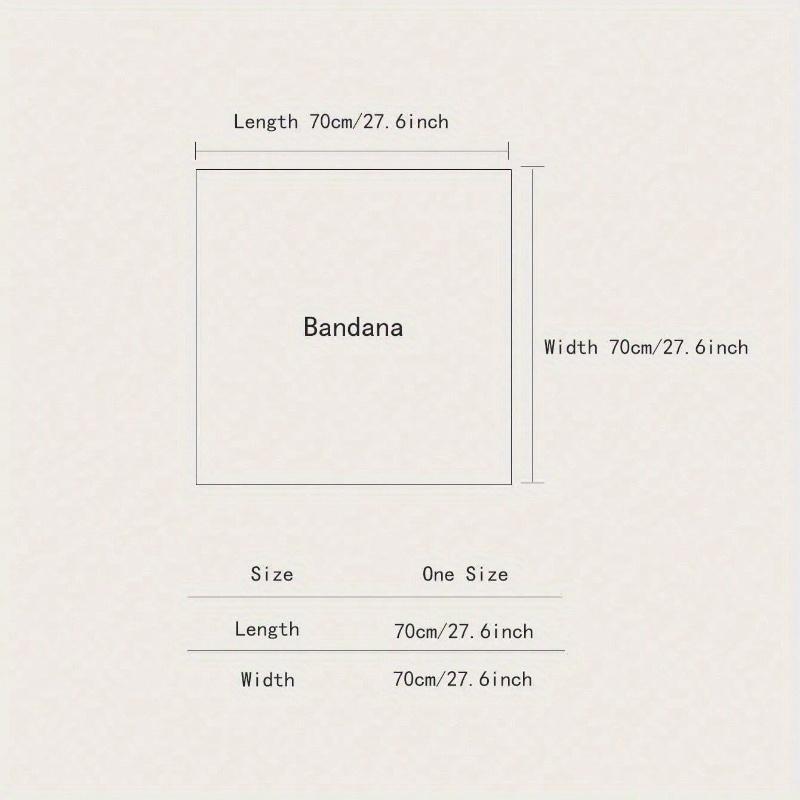 1pc New Arrivals Silk Feel 'd' Letter Printed Bandana for Women, Can Be Used As Scarf, Waistband, Bag Accessory, Headband, Fashion Silk Scarf Bandana