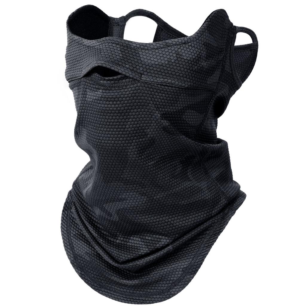 Summer Ice Cool Bandana Ear Hanging Scarf Sports Sun Protection Face Mask Hiking Camping Tactical Fishing Bicycle Ski Neck Cover