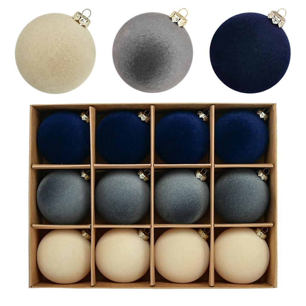 Felt Christmas Ornaments Set 2025 New Arrival Soft Balls Decorations for Christmas Tree Holiday Party Supplies