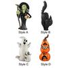 Halloween Resin Statue Ornament Cute Lightweight Party Accessory Multipurpose Collectible Halloween Craft Decorative Sculpture