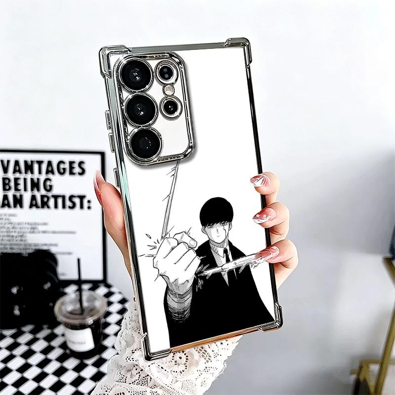 Чехол для телефона Mashle Magic And Muscles Anime с покрытием для Samsung Galaxy S24 S25 FE S26 Edge S23 Ultra S22 S21 Plus S20 Противоударный Ai