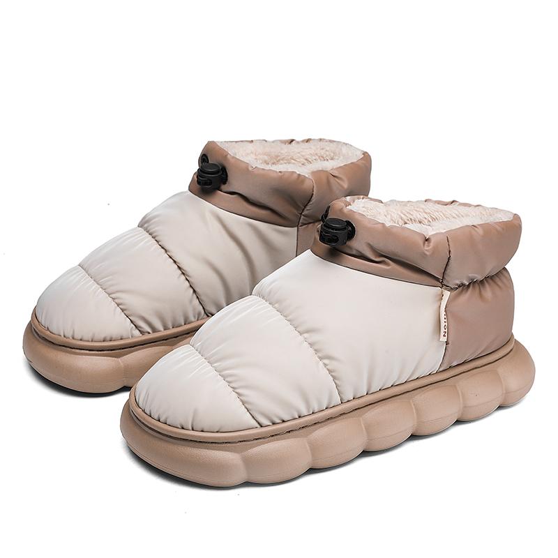 Мужская теплая зимняя хлопчатобумажная обувь. Женские теплые меховые домашние тапочки. Нескользящие плюшевые тапочки из ЭВА. Домашняя обувь для пар на толстой подошве. Шлепанцы. Детские тапочки.