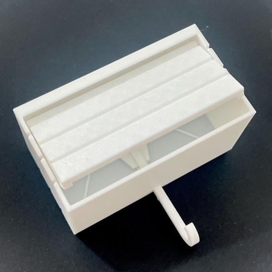 Wall Mount Key Holder Easy Installation Fun 3D Printed Car Garage with Opening Door Entryway Key Rack